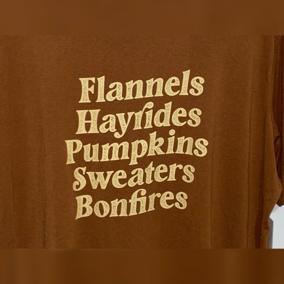 Saddle Brown Fall List V2 Shirt - Picture 3 of 3